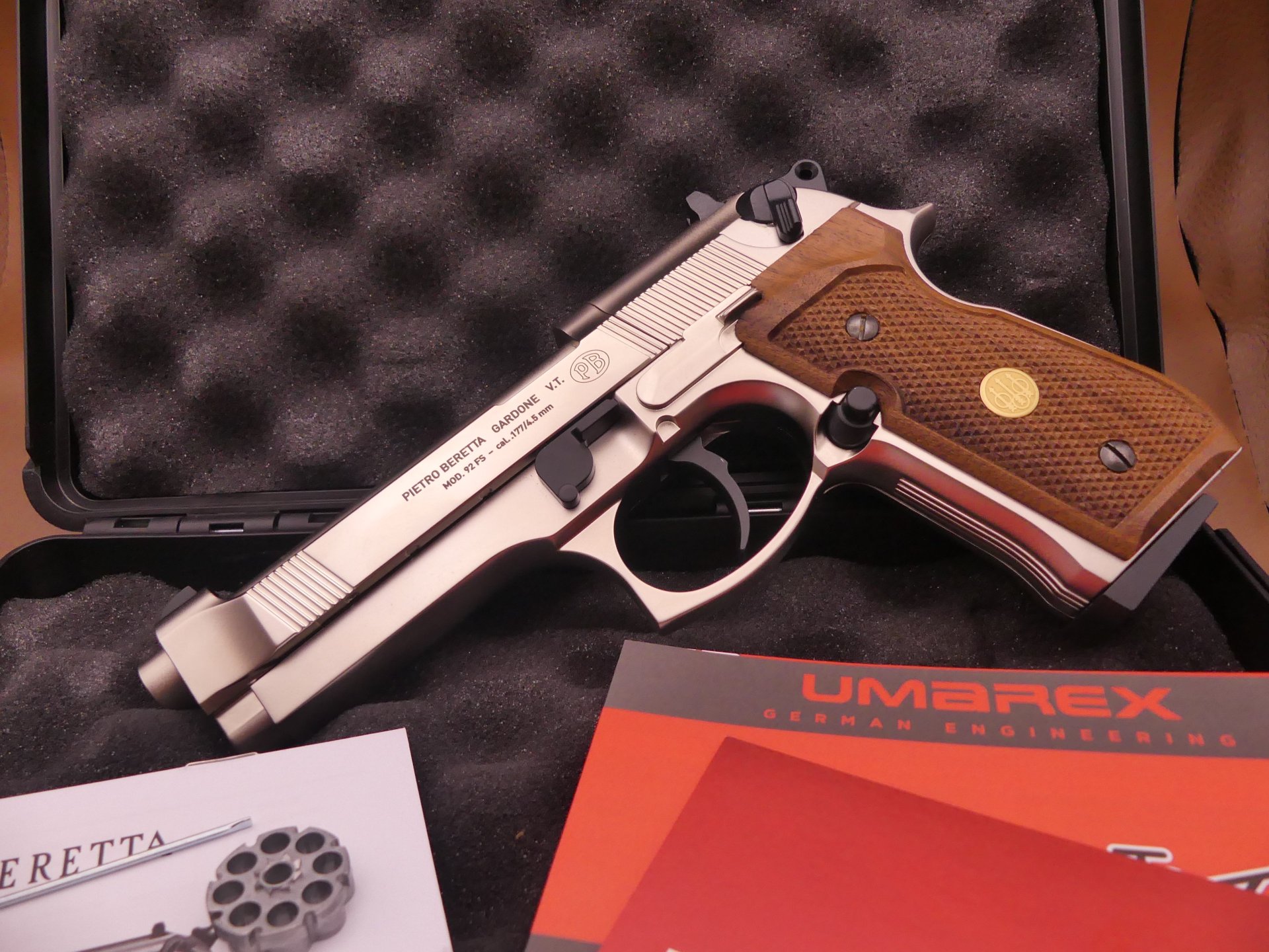 Beretta Mod. 92 FS NKL-WD 4,5mm (.177) PCO2 7,5 J BR – Bild 2