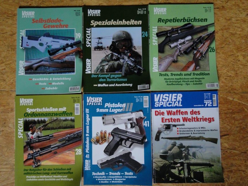 Konvolut 6 x Visier-Spezial Hefte – Bild 1