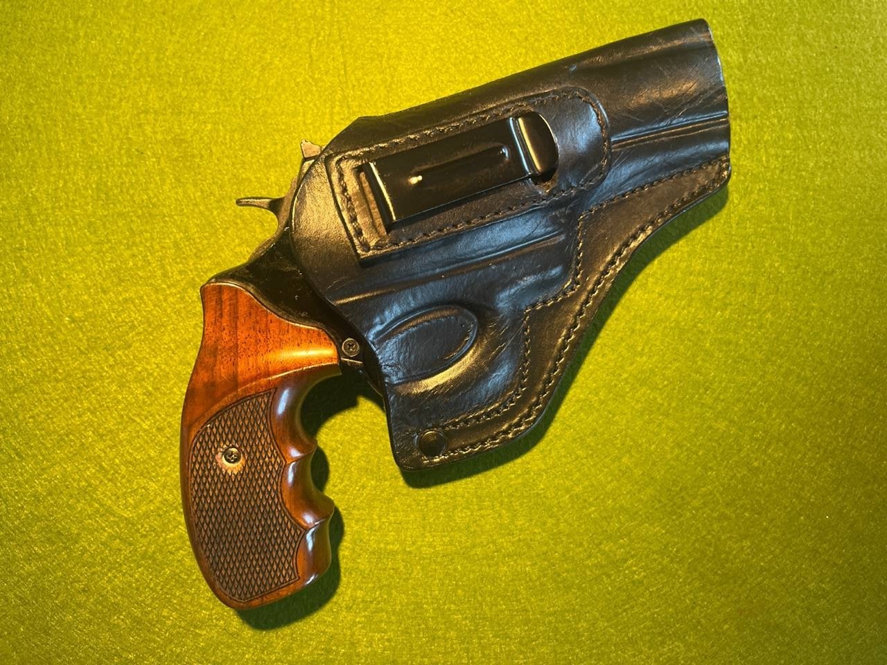 VLAMITEX GÜRTEL/INNENBUND REVOLVERHOLSTER S&W K/L COLT BAUÄHNLICHE 2,5-4,0" – Bild 1