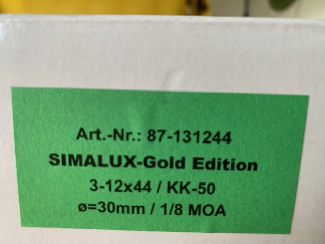 Simalux Gold Edition 3-12x44 /KK-50m – Bild 2