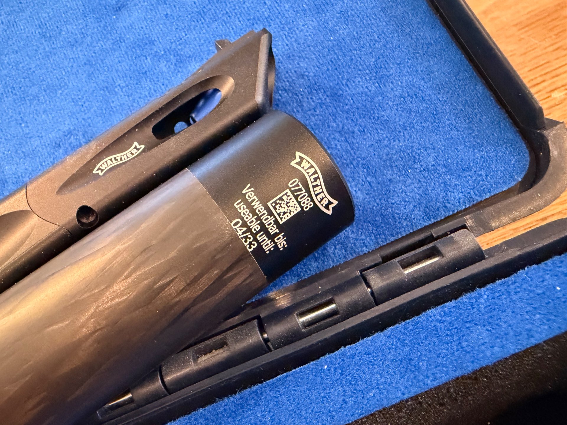 Matchpistole Walther LP 500 Meistermanufaktur Blau – Bild 4