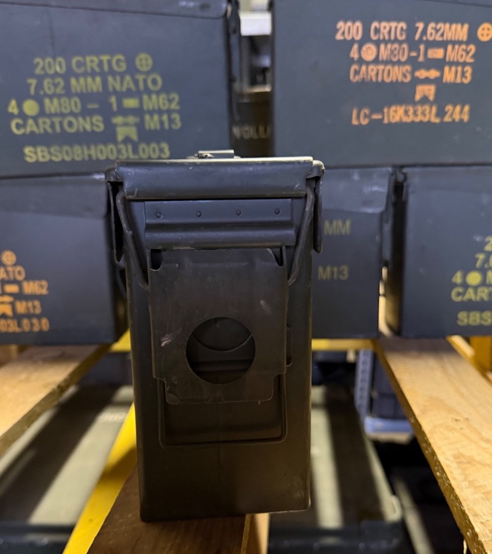 US Army Munitionskiste M19A1 – Größe 1 – Metall – Stapelbar – Bild 2