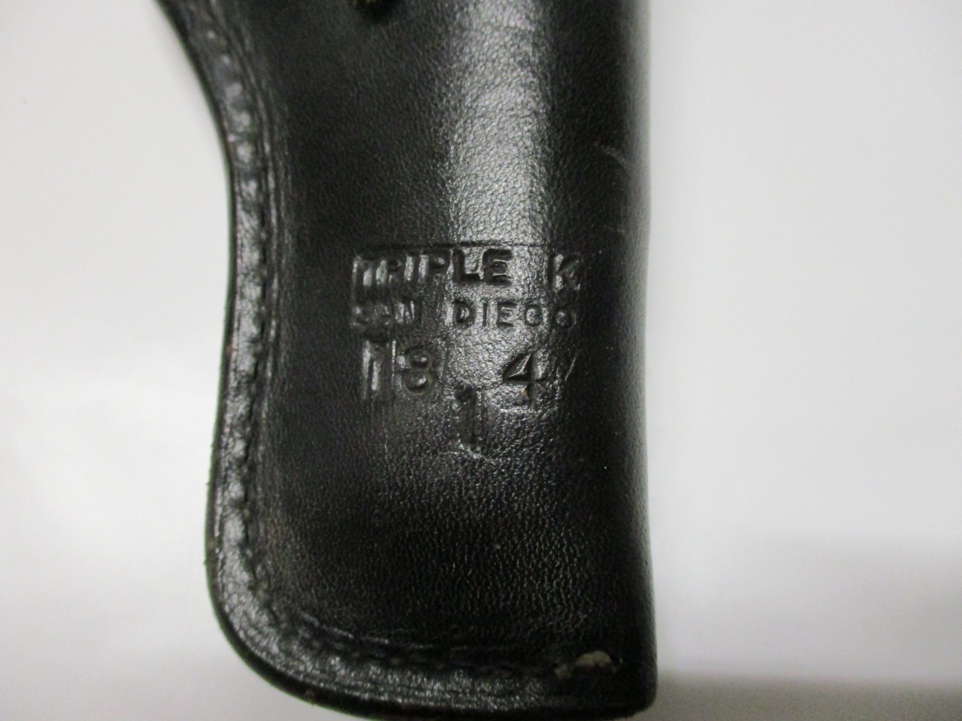 Schwarzes Gürtelholster für Linkshänder Triple K – Bild 4