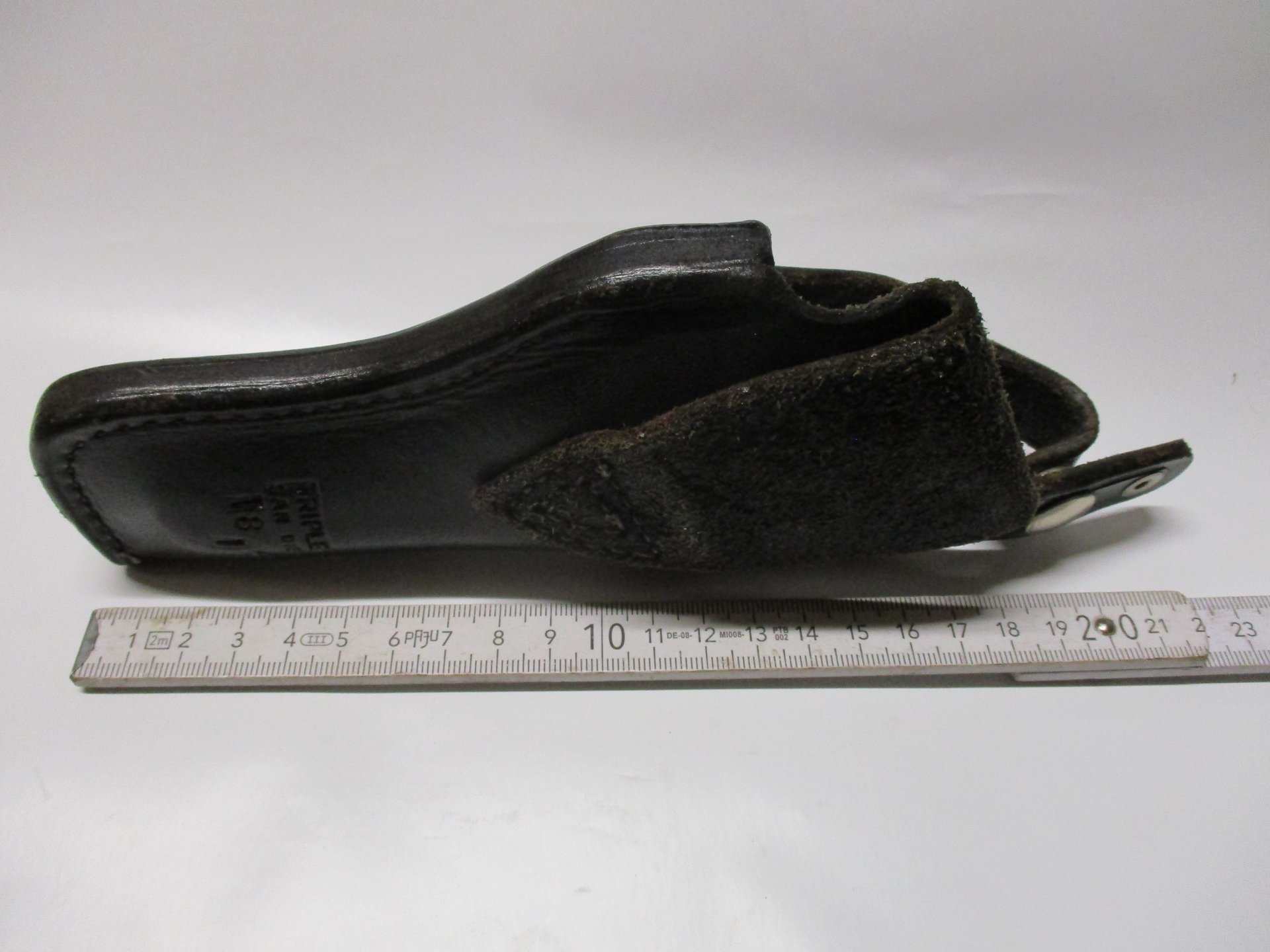 Schwarzes Gürtelholster für Linkshänder Triple K – Bild 5