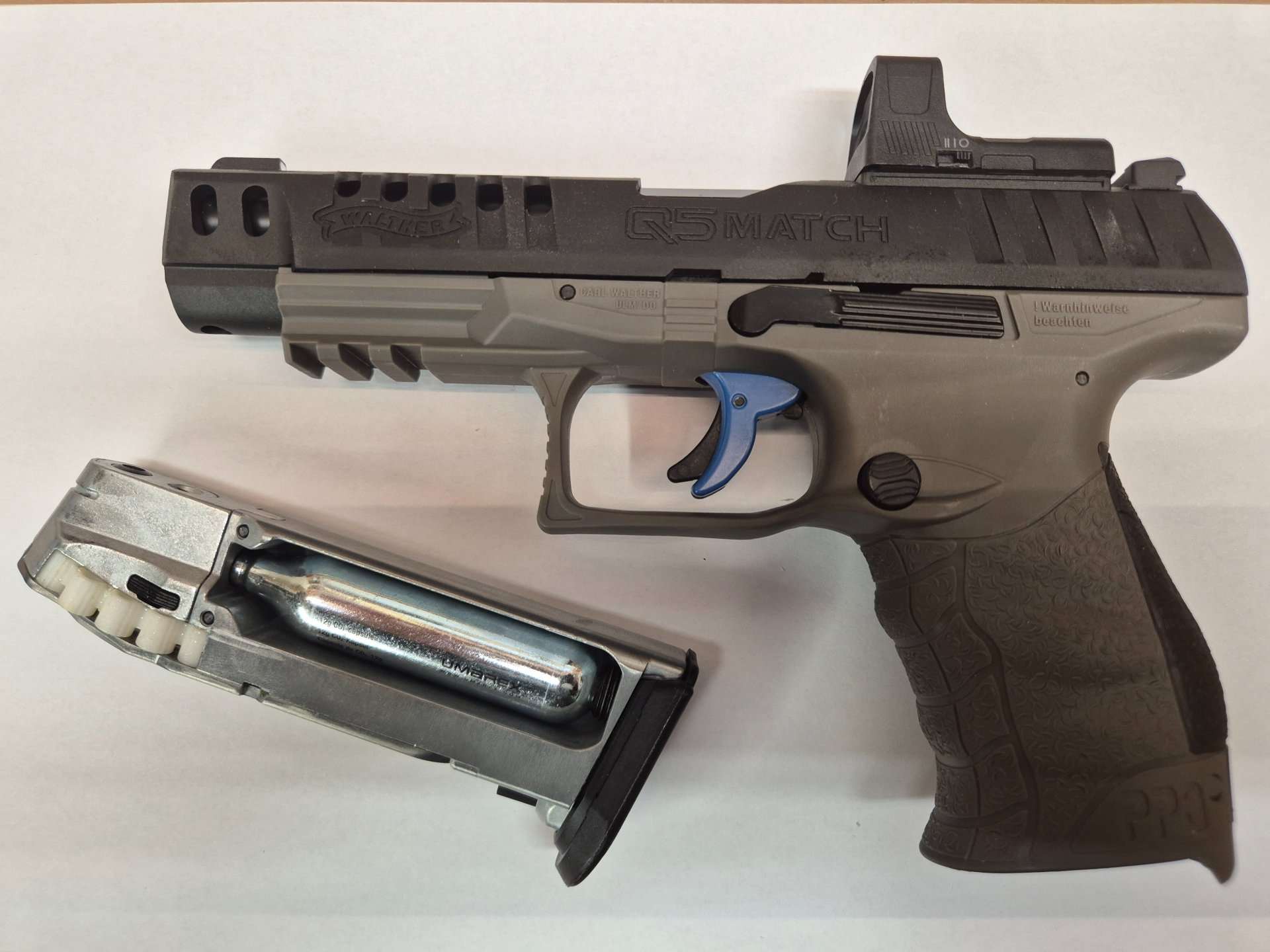 Walther Q5 Match CO2 4,5mm Diabolo RedDot – Bild 3