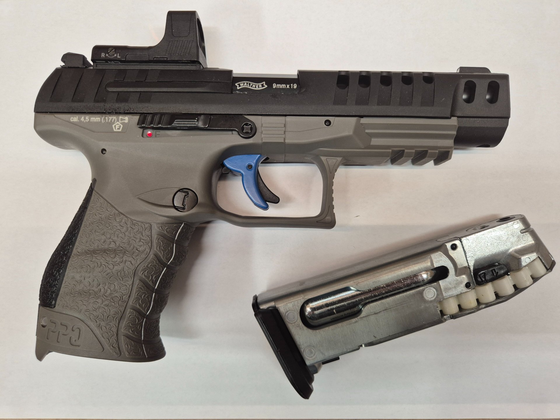 Walther Q5 Match CO2 4,5mm Diabolo RedDot – Bild 2