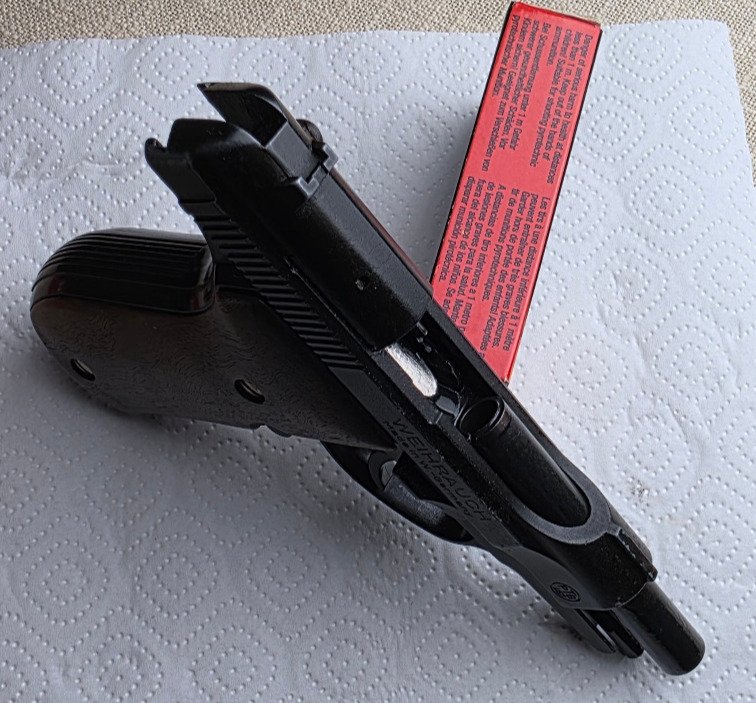 WEIHRAUCH HW 94 – PTB 467 – 9 mm R Knall – mit Bianchi-Holster – Bild 3