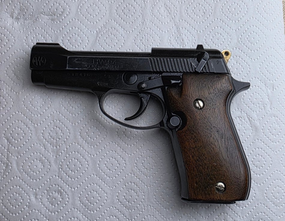 WEIHRAUCH HW 94 – PTB 467 – 9 mm R Knall – mit Bianchi-Holster – Bild 1
