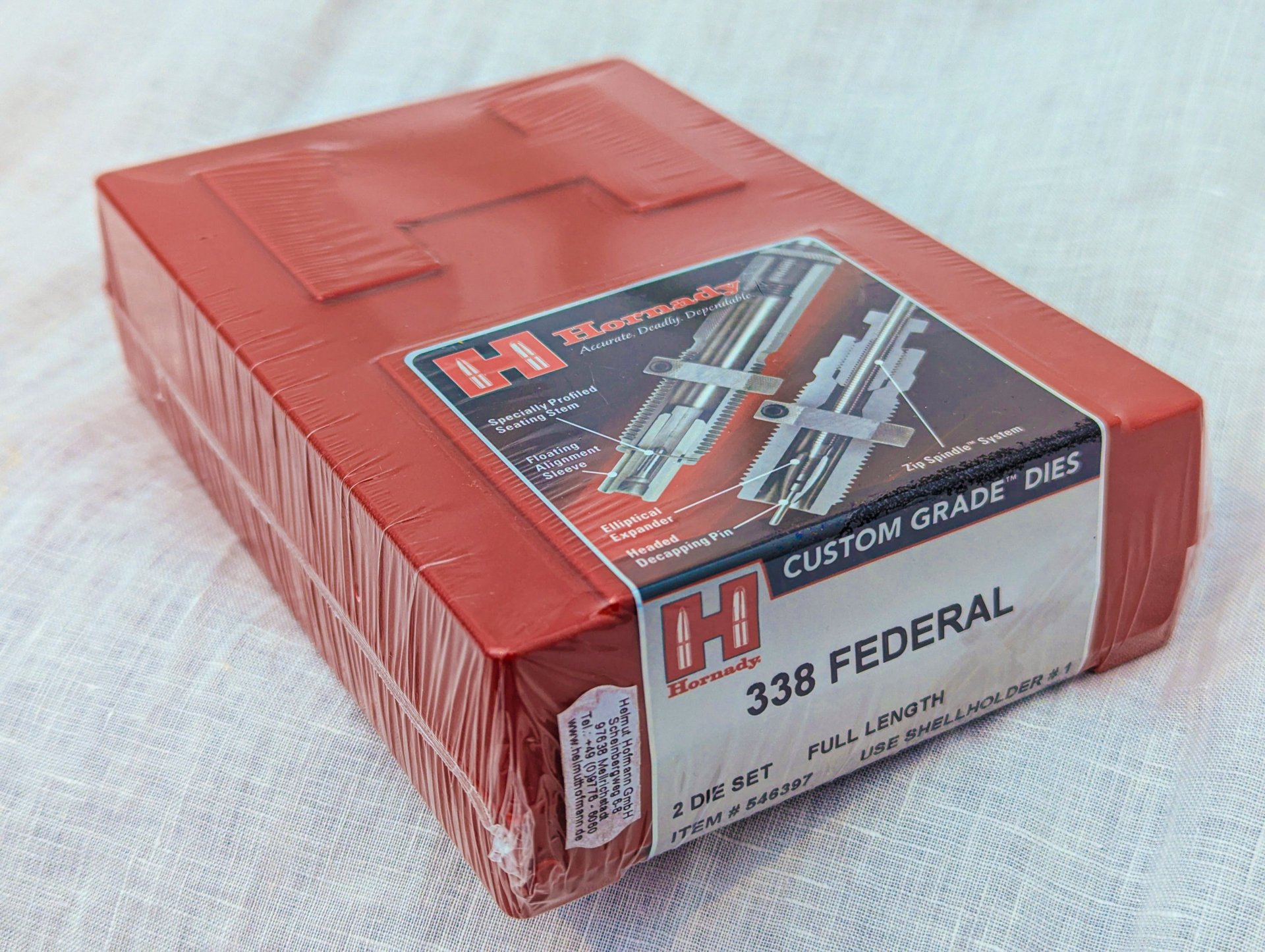 Hornady Custom Grade Matrize .338 Federal - neu OVP – Bild 1