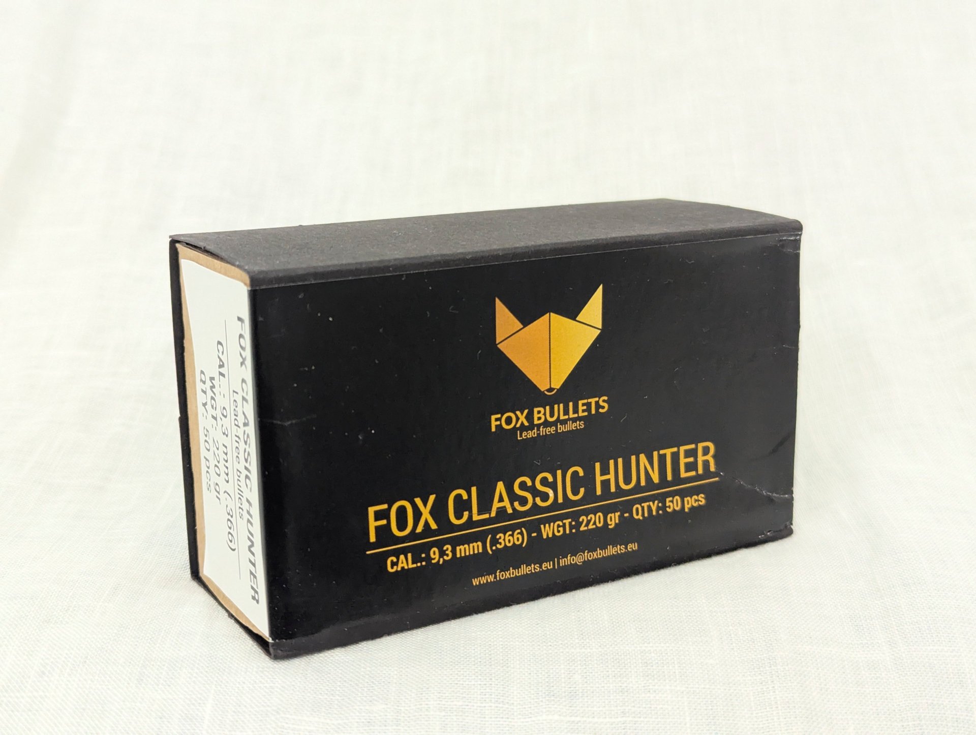 50 Geschosse Fox Classic Hunter 9,3mm (.366) 220gr – Bild 1