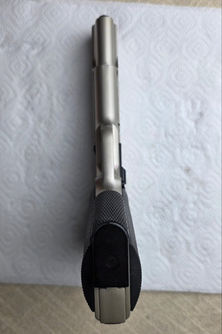 COLT GOVERNMENT 1911 A1 – PTB 638 – 9 mm P.A.K. – silberfarbene Ausführung – Bild 5