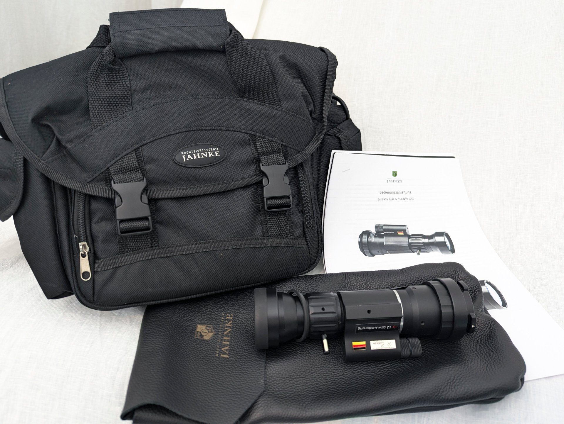 Nachtsichtvorsatz Jahnke DJ-8 NSV 1x48 mit Rusan MCR Adapter – Bild 2