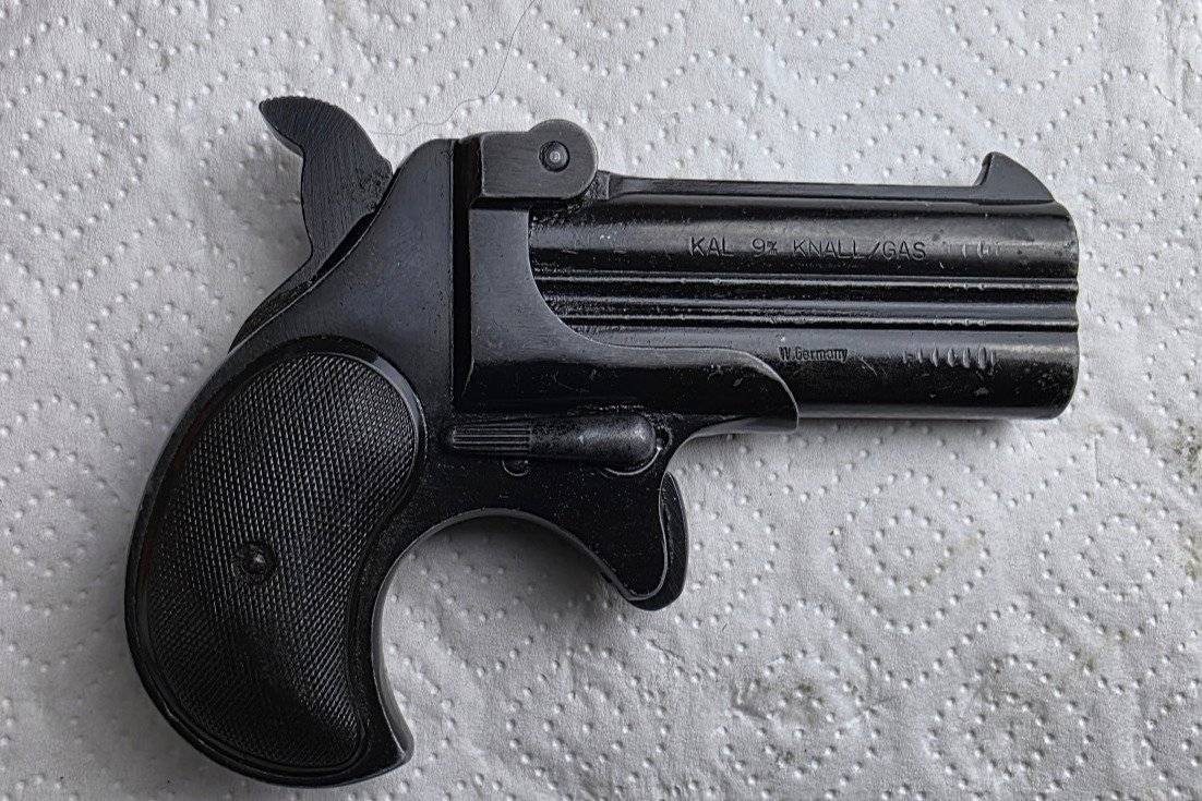 NORIS TWI-NINE DERRINGER – PTB 276 – 9 mm R Knall – West Germany – Bild 2