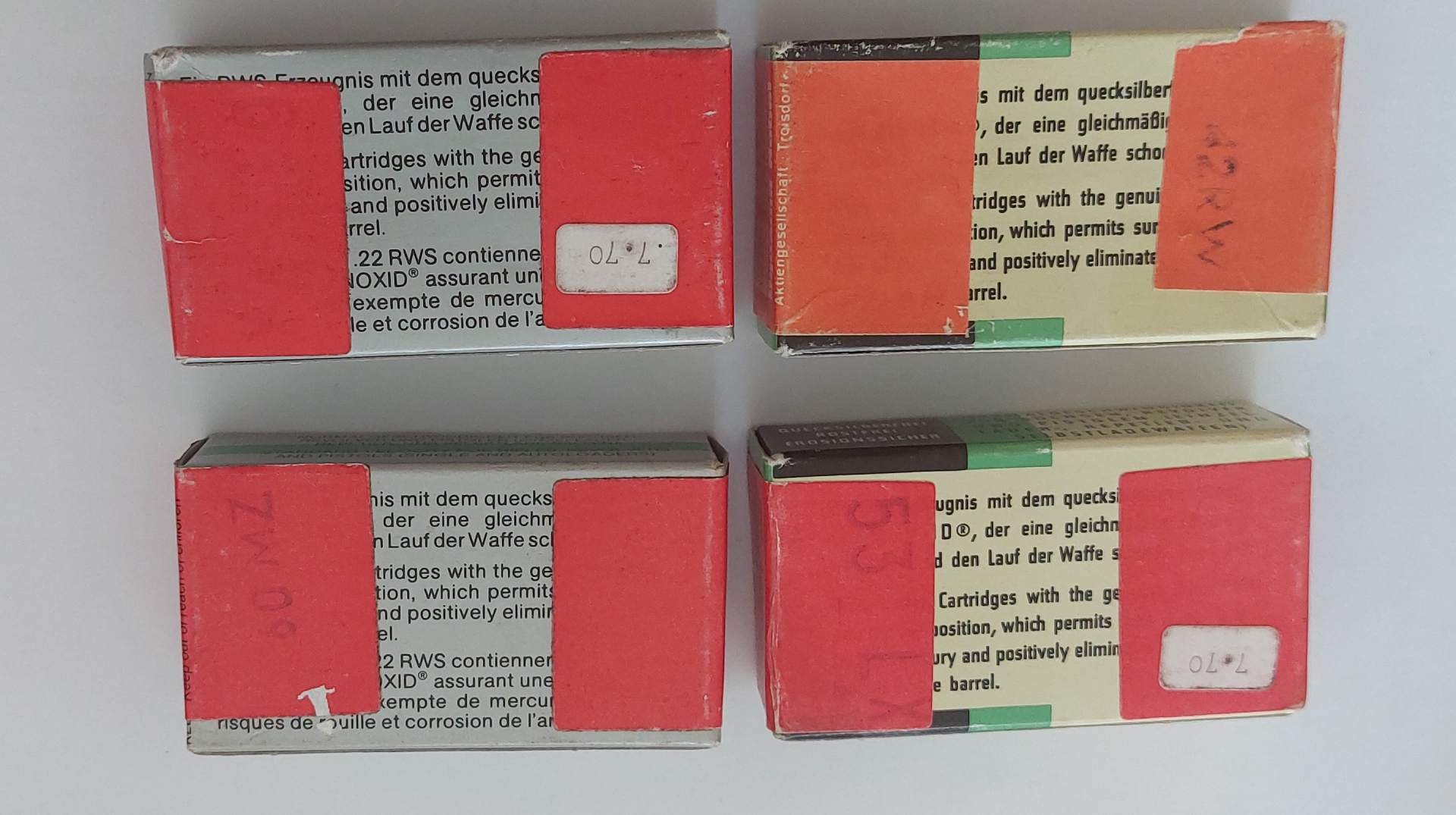 RWS Platzpatronen .22 lang, alt und gut OVP – Bild 2