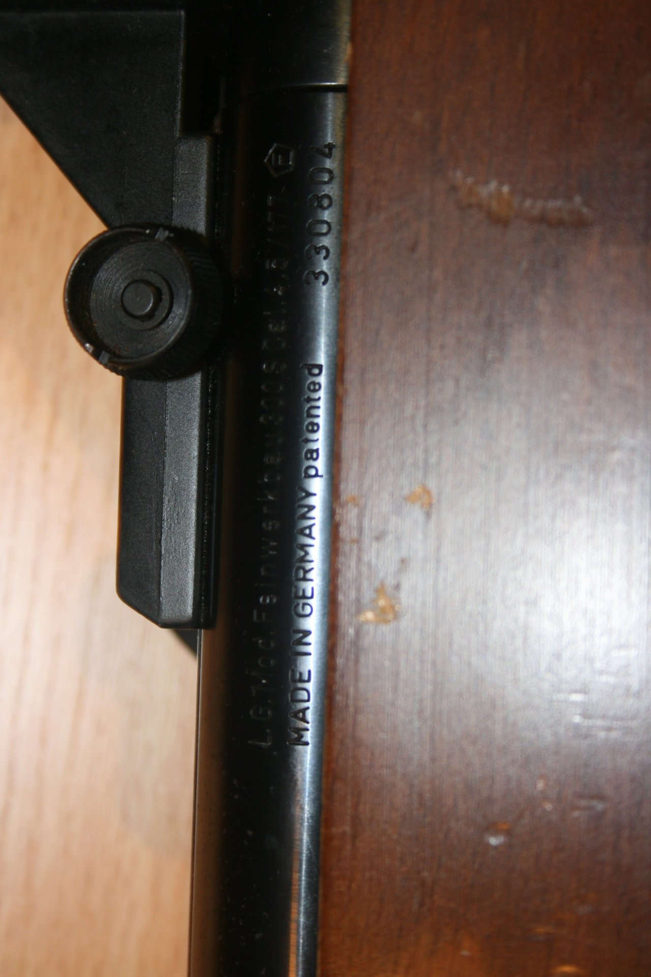 Diana Modell 66 Match-Luftgewehr – 4,5 mm – Linksgriff – Voll funktionsfähig – Bild 6