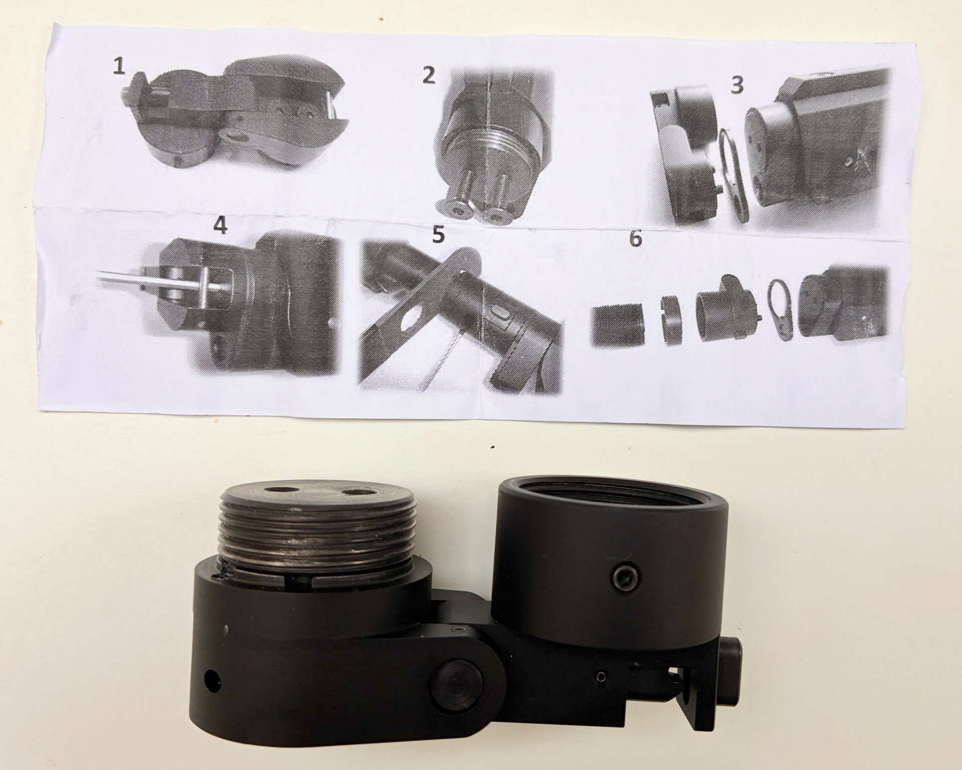 HERA Arms SFU - Side Folding Unit, Klappschaftadapter für AR 15 / AR 10 Systeme Klappschaft Adapter – Bild 3