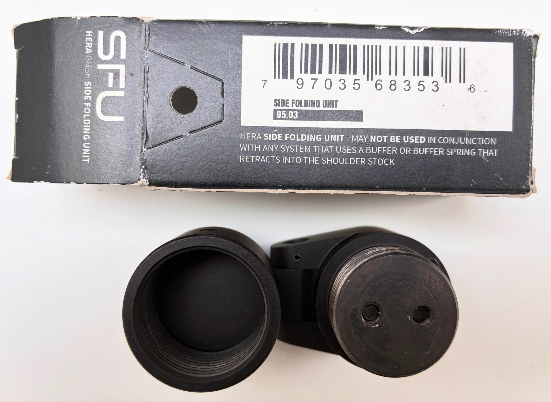 HERA Arms SFU - Side Folding Unit, Klappschaftadapter für AR 15 / AR 10 Systeme Klappschaft Adapter – Bild 2