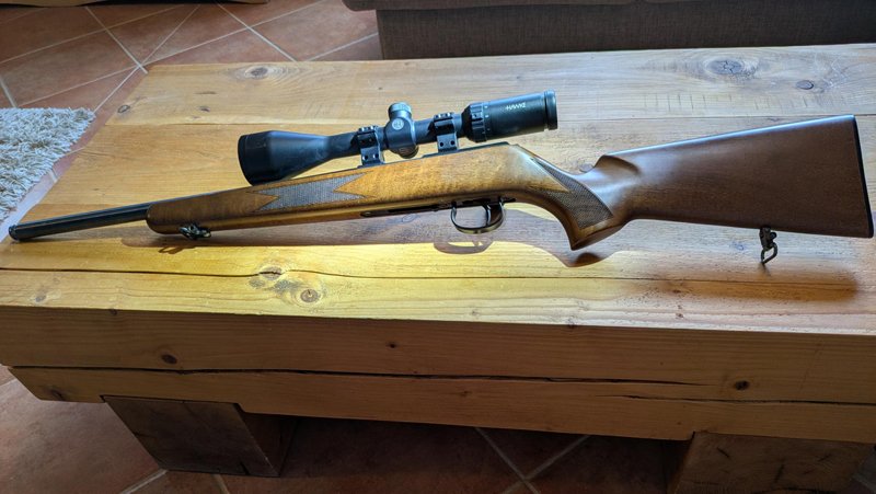 Repetierbüchse Anschütz Mod.1517 Kal. .17HMR Mündungsgewinde Optik Hawke – Bild 2