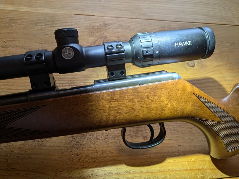 Repetierbüchse Anschütz Mod.1517 Kal. .17HMR Mündungsgewinde Optik Hawke – Bild 4