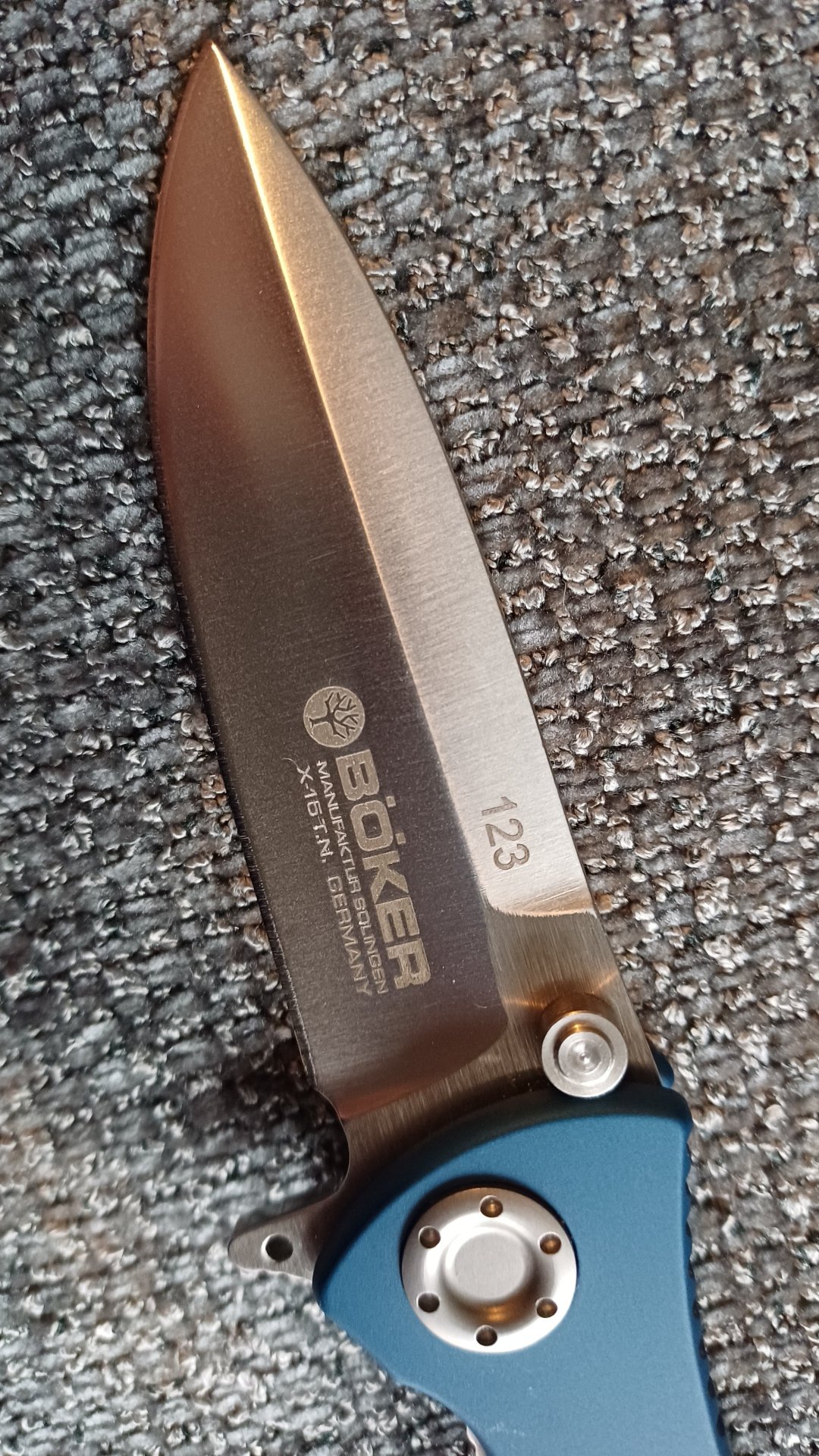 Böker Turbine II – Limitierte Facebook-Edition (Blau/Palisander) | SNR: 123/350 | MINT/OVP – Bild 5