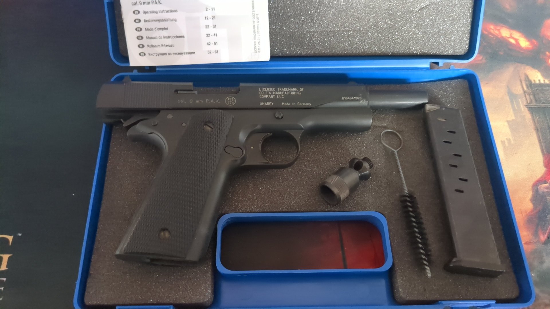 Umarex Colt 1911 9mm P.A.K. Schreckschusspistole – Bild 3