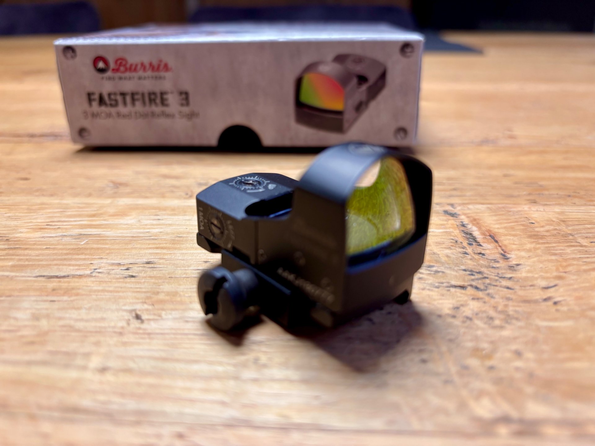 RED DOT Burris Fastfire III - 3Moa - Wasserdicht mit Picatinny Montage – Bild 3