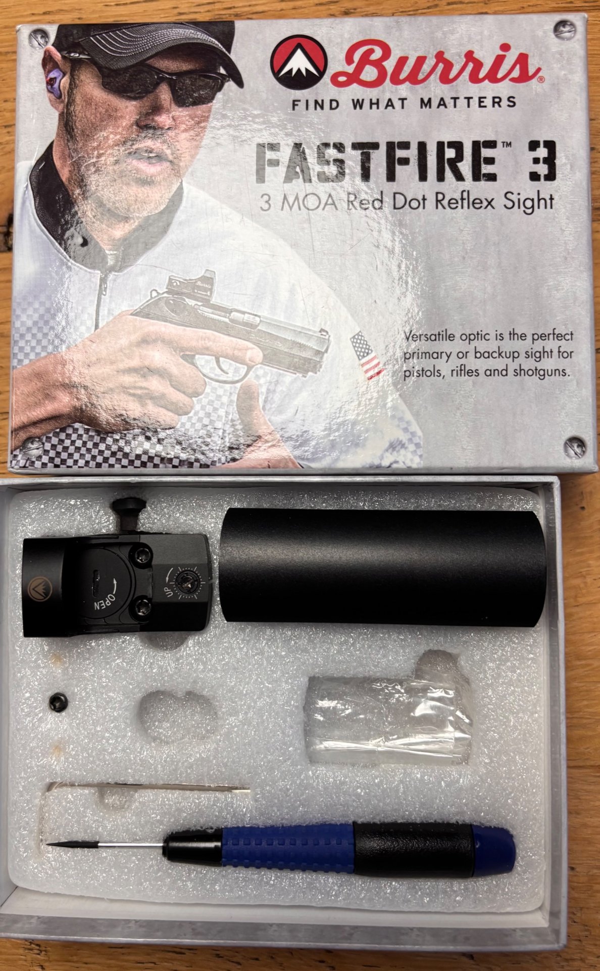 RED DOT Burris Fastfire III - 3Moa - Wasserdicht mit Picatinny Montage – Bild 1