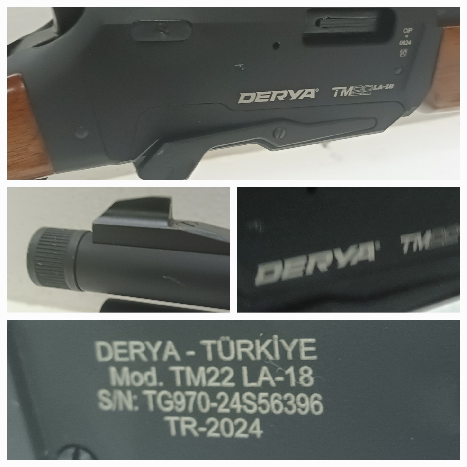DERYA Mod. TM22 LA-18 __ KK .22lr. UNTERHEBELREPETIERER __ TOP – Bild 5