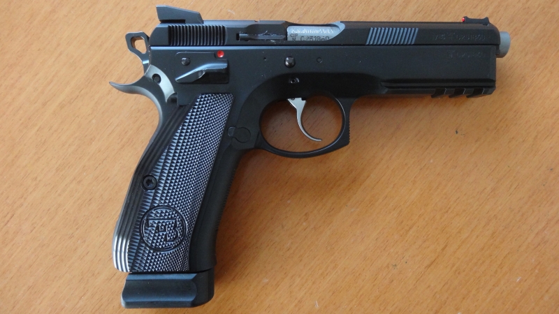 SL-Pistole: CZ 75 SP 01 Shadow "MAMBA" Cal. 9x19 mm – Bild 2