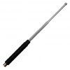 Teleskop Schlagstock 20,5/53,5cm CHROM / SCHWARZ + Tasche / Holster