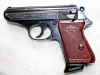 MANURHIN PPK Pistole in 7,65mm Brown.