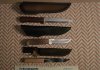 3 x unbenutzte Jagd/Outdoor Messer mit Lederscheiden