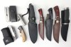 Messersammlung mit 9 Messer, meist unbenutzt.