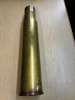 Messinghülse US 90 mm 1944