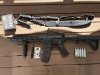 VFC KAC SR16 GBB Short 10,3 (10,5) mit Rare Arms M-Lok Handguard CO2 Magazin Frontgriff Sling RedDot