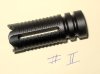 === Alu-Mündungsfeuerdämpfer #2 MFD mit M14x1 Linksgewinde (wie z.B. AKM AK47 Kalaschnikow) ===