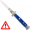 Springmesser STILETTO Schwarz / VERKAUF NUR AN BERECHTIGTE