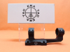 Era-Tac Blockmontage 1" (T3022-0024) UL ultraleicht Alu schwarz für Picatinnyprofil BH=24,3mm