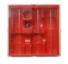 LEE #90791 3 DIE BOX RED | Aufbewahrungsbox für dreiteilige Matrizen (ohne Inhalt) z.B. Hornady RCBS