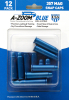 A-ZOOM Pufferpatronen Exerzierpatronen .357 MAGNUM Jagdkurs Jägerprüfung 12er Pack BLAU ALU massiv