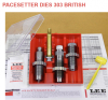 LEE 3-Die-Pacesetter Langwaffen Matrizensatz-SET Full-Length .303 BRTISH - 303 Brtisch #90547 ! NEU