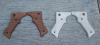 MG 42 Paar Griffschalen holz TOP Repro !!!
