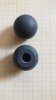 003301, ANSCHÜTZ, Kunststoff Kugelknopf D25, 25 x M8, NEU