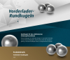 200 Stück H&N Vorderlader BLEI Rundkugeln VL RUND Kaliber: .378 | 9,60mm Schwarzpulver #94043780003