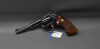 Revolver Smith & Wesson 17 brüniert, Kalibher 22lr, 6", aus einer Sammlung