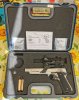 Luftpistole Colt 1911 A1 "Gold Cup" mit Kompensator und Rotpunkt-Visier