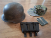 M42 Stahlhelm mit Zubehör