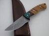 Damast Messer sehr schönes Hand geschmiedetes Damascus Knife