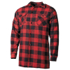 Holzfällerhemd Gr. XXXL / 3XL Rot - Schwarz / Karohemd Flanellhemd