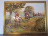 Otto Schmethüsen, Jagdgemälde „Parforcejagd - Pferde - Reiter“ 87x66cm
